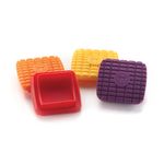 Kit-com-4-passadores-de-Manteiga-Colorido-Outset