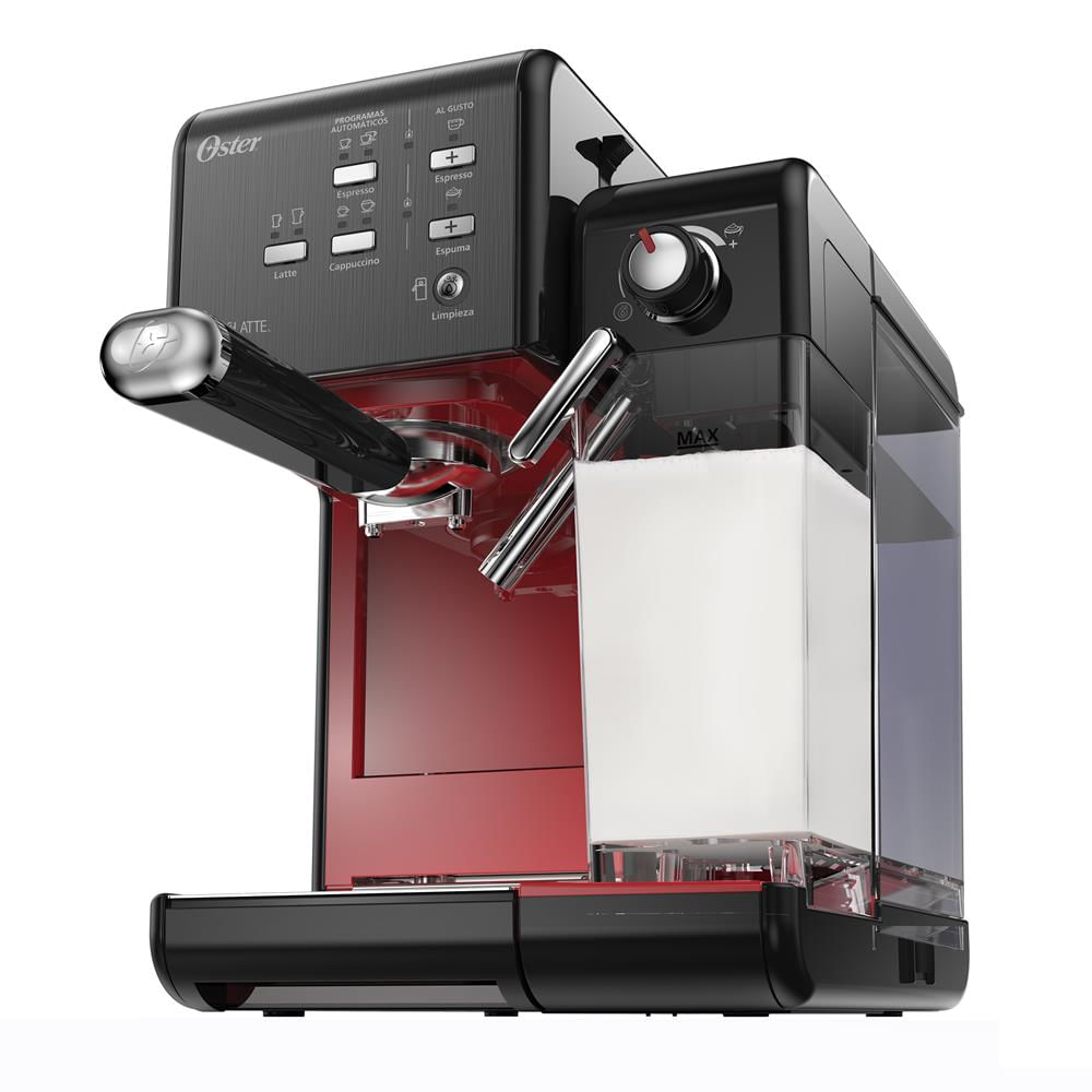 Cafeteira Prima Latte Evolution Preta/Vermelha 220V Oster - Doural