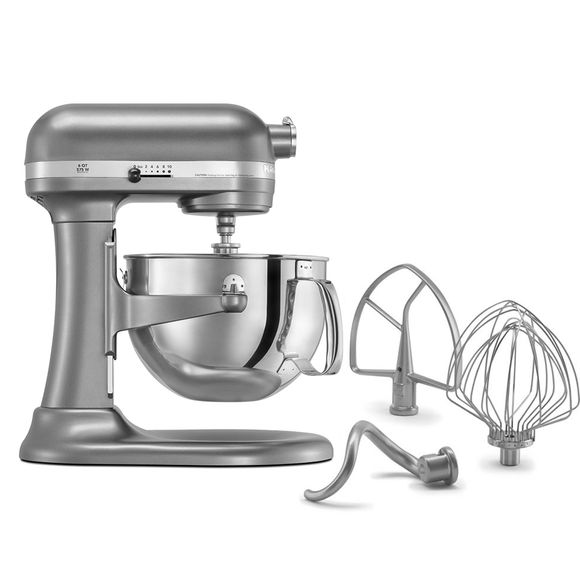 Batedeira Kitchenaid Stand Mixer Profissional Silver 220V Doural