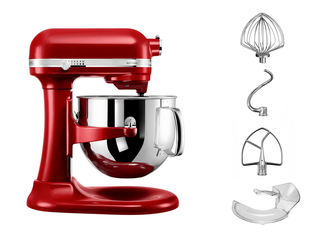Batedeira Stand Mixer Pro 600 5,7L Passion Red 127V Kitchenaid Camicado