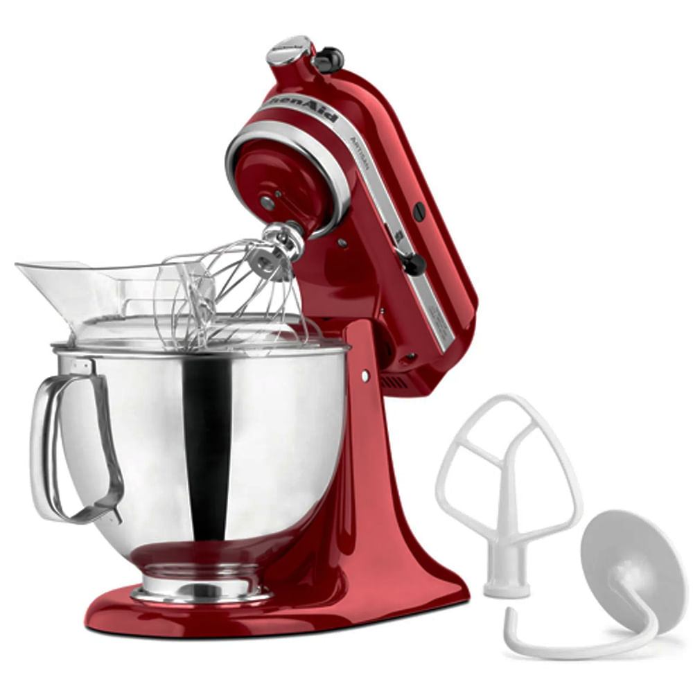 Batedeira Stand Mixer Artisan 110V Empire Red KitchenAid Camicado