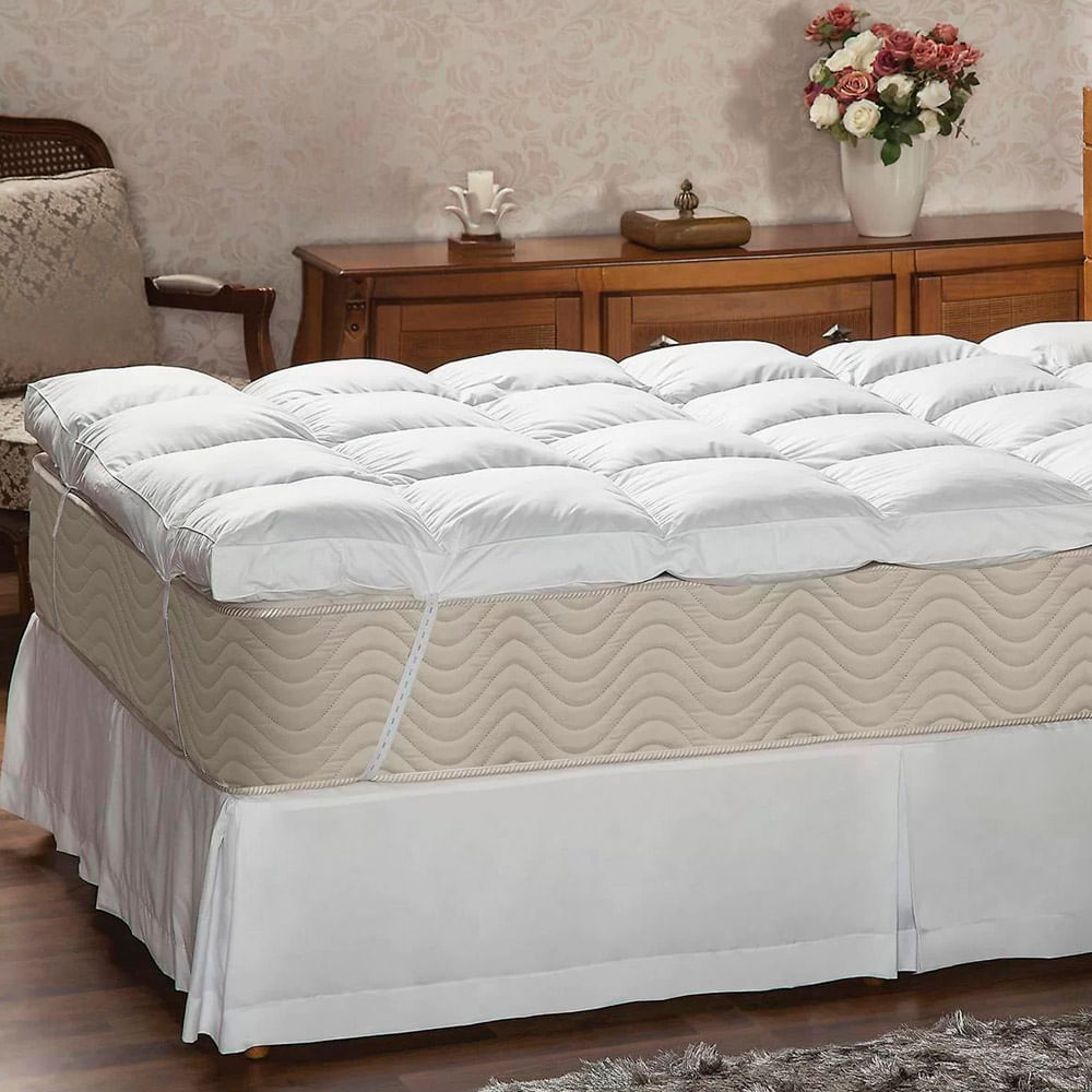 Pillow Top King 85 Penas 15 Plumas Daune Camicado